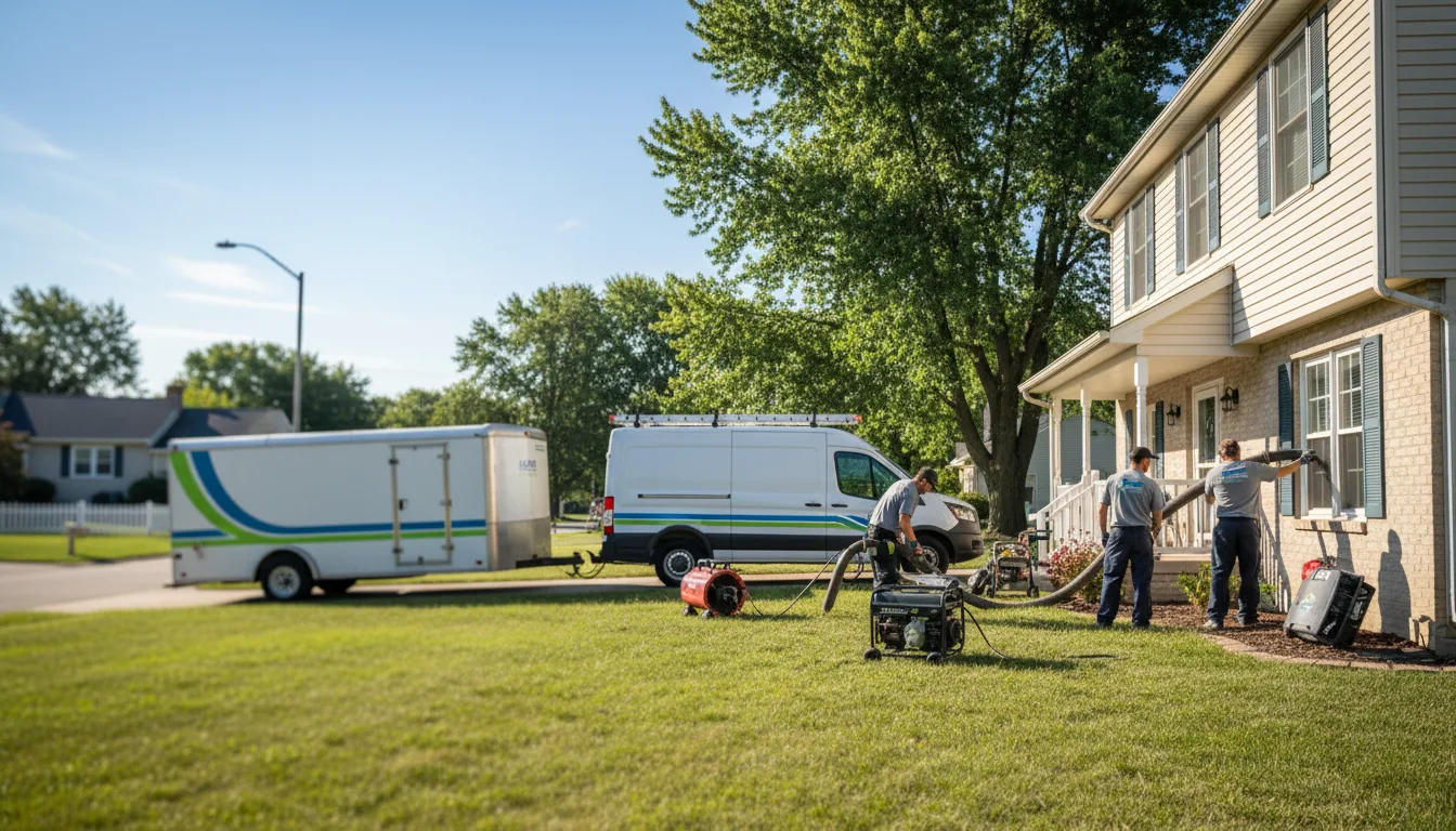 Flooded Basement Restoration And Cleanup With Repair in Sloan, IA near me